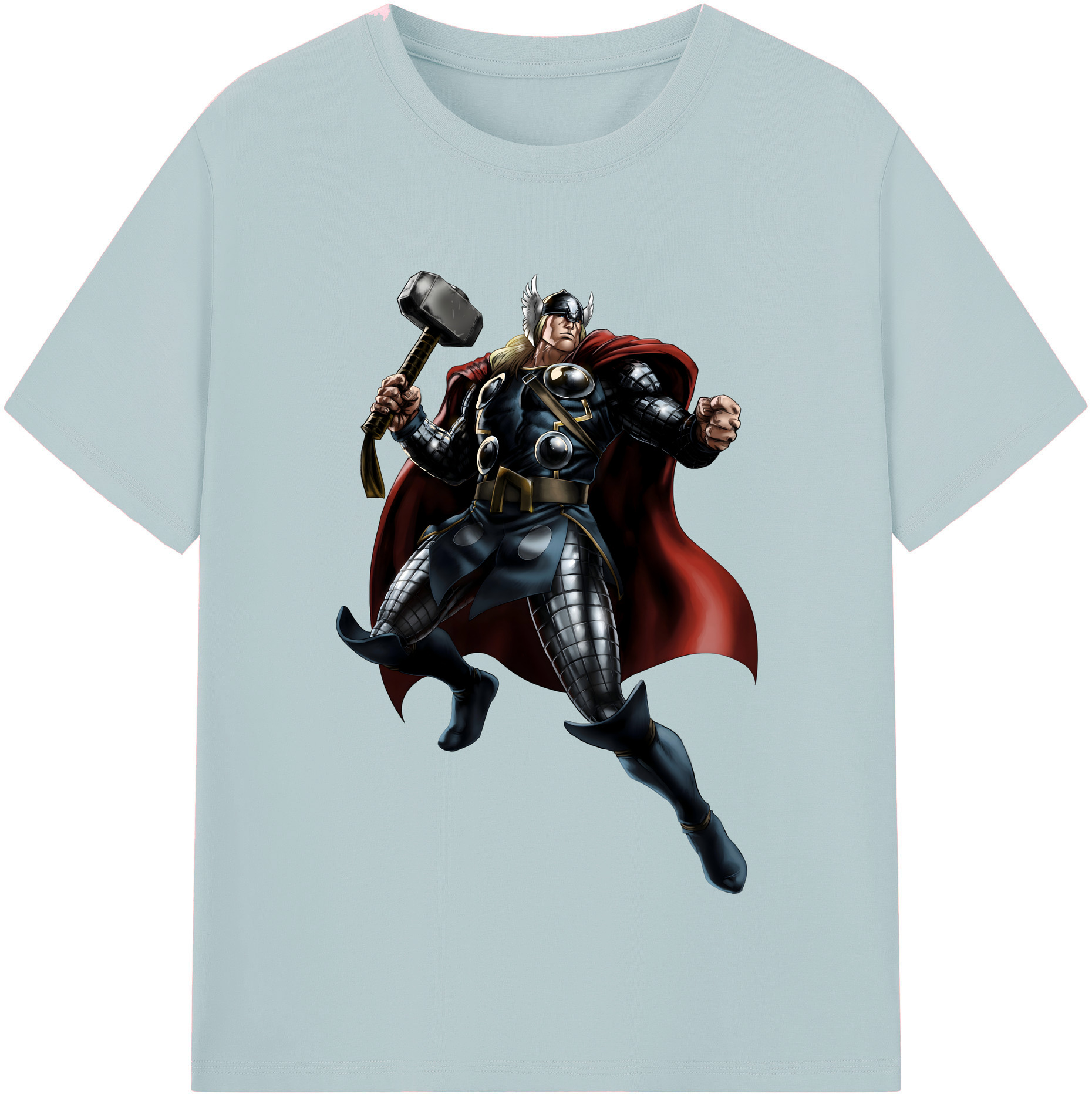 （画像用） アベンジャーズ The Avengers 綿100％半袖Tシャツ（フロントプリント）